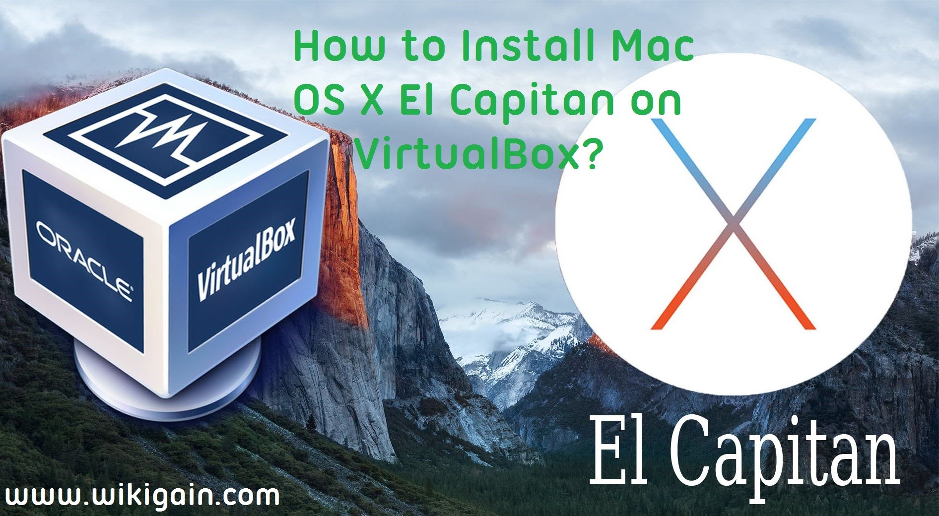 bootloader for mac os x el capitan virtualbox